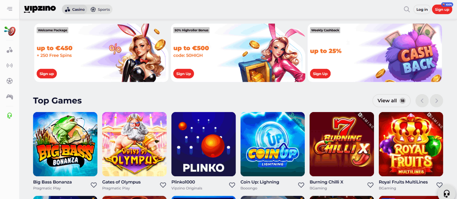 Vipzino Casino